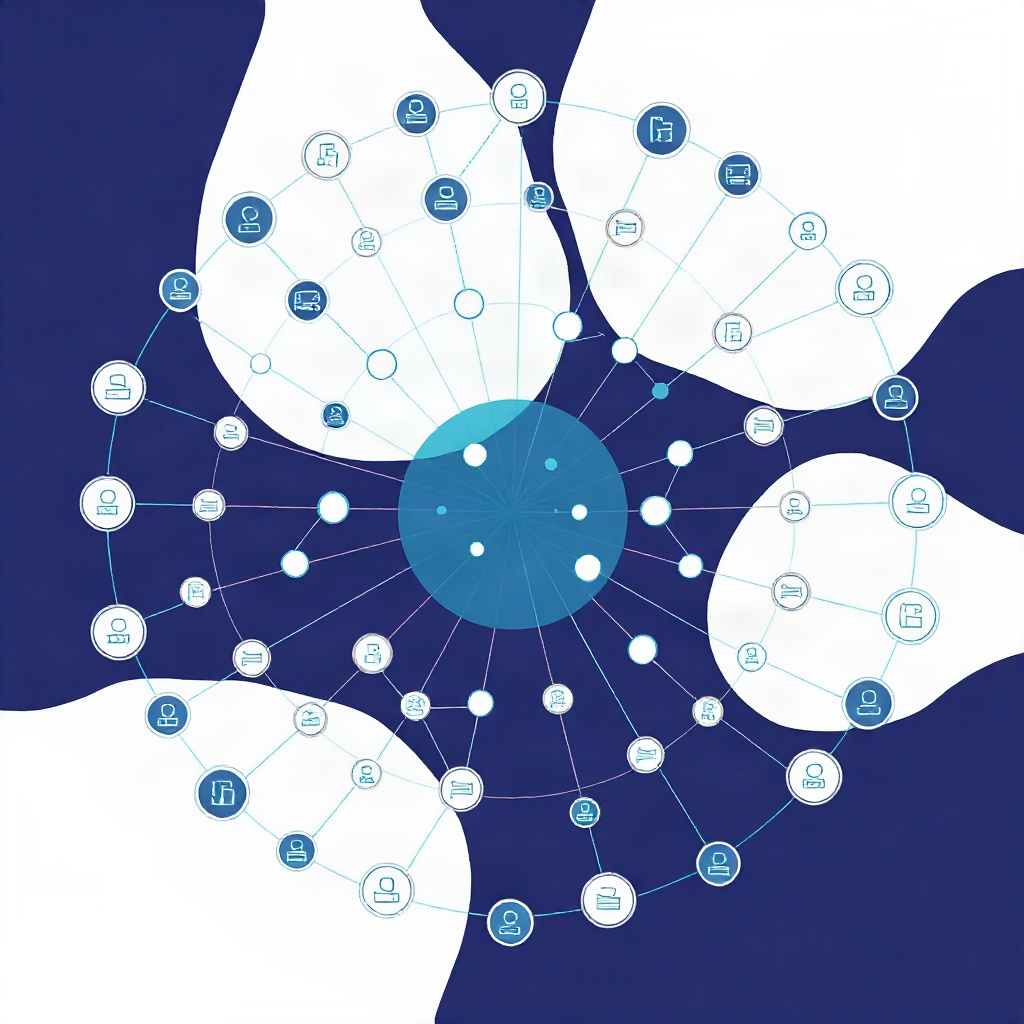 Integration Layer — connector nodes orbiting central hub